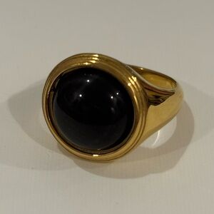 Victoria Emerson Grande Ring, black, Size 8